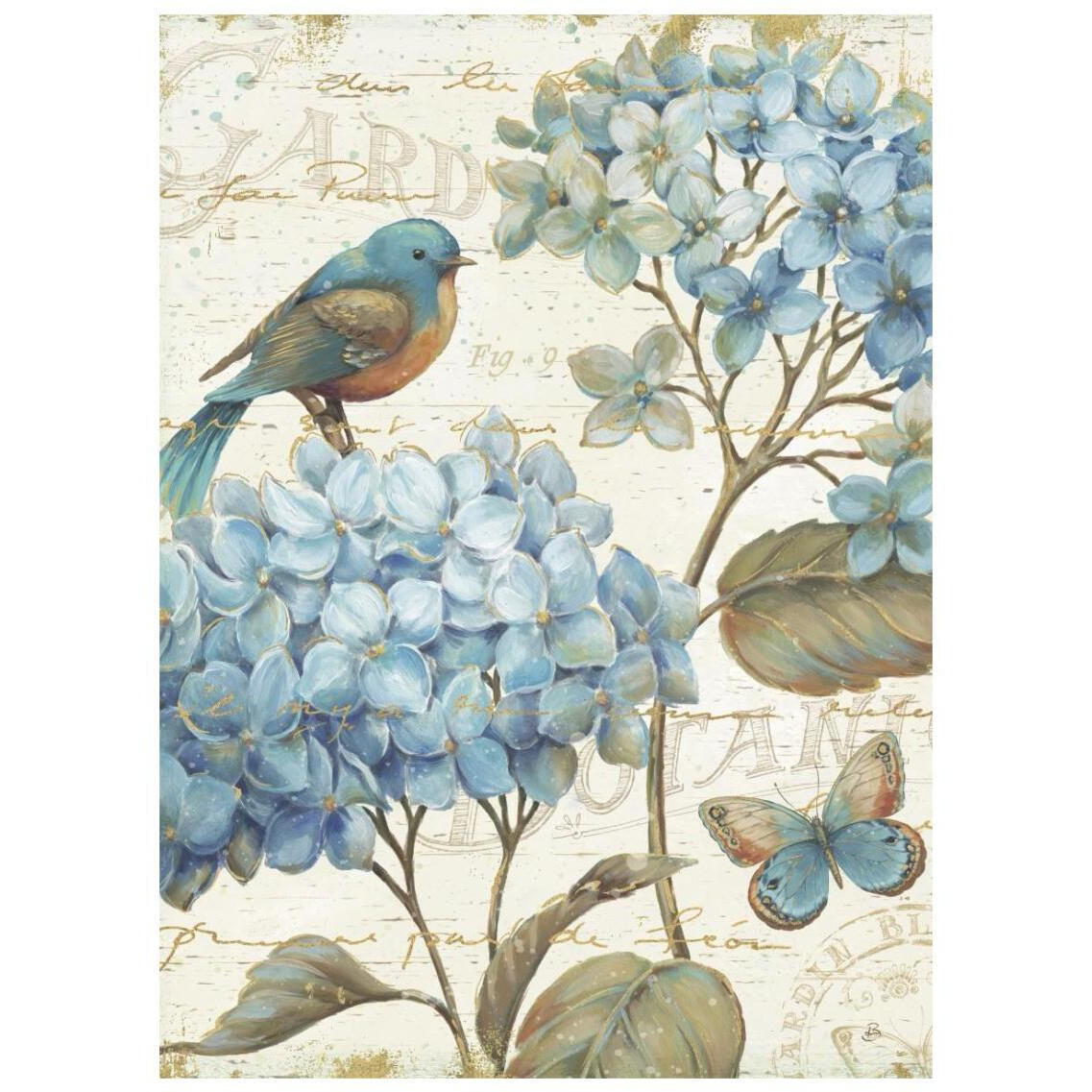 Blue Garden II -Paper Art-20&quotx26"