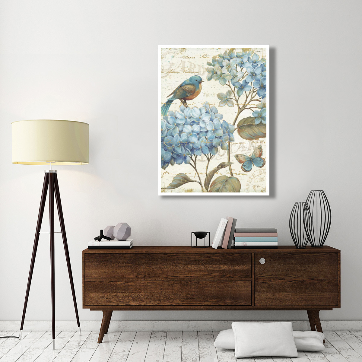 Blue Garden II -Paper Art-38&quotx50"