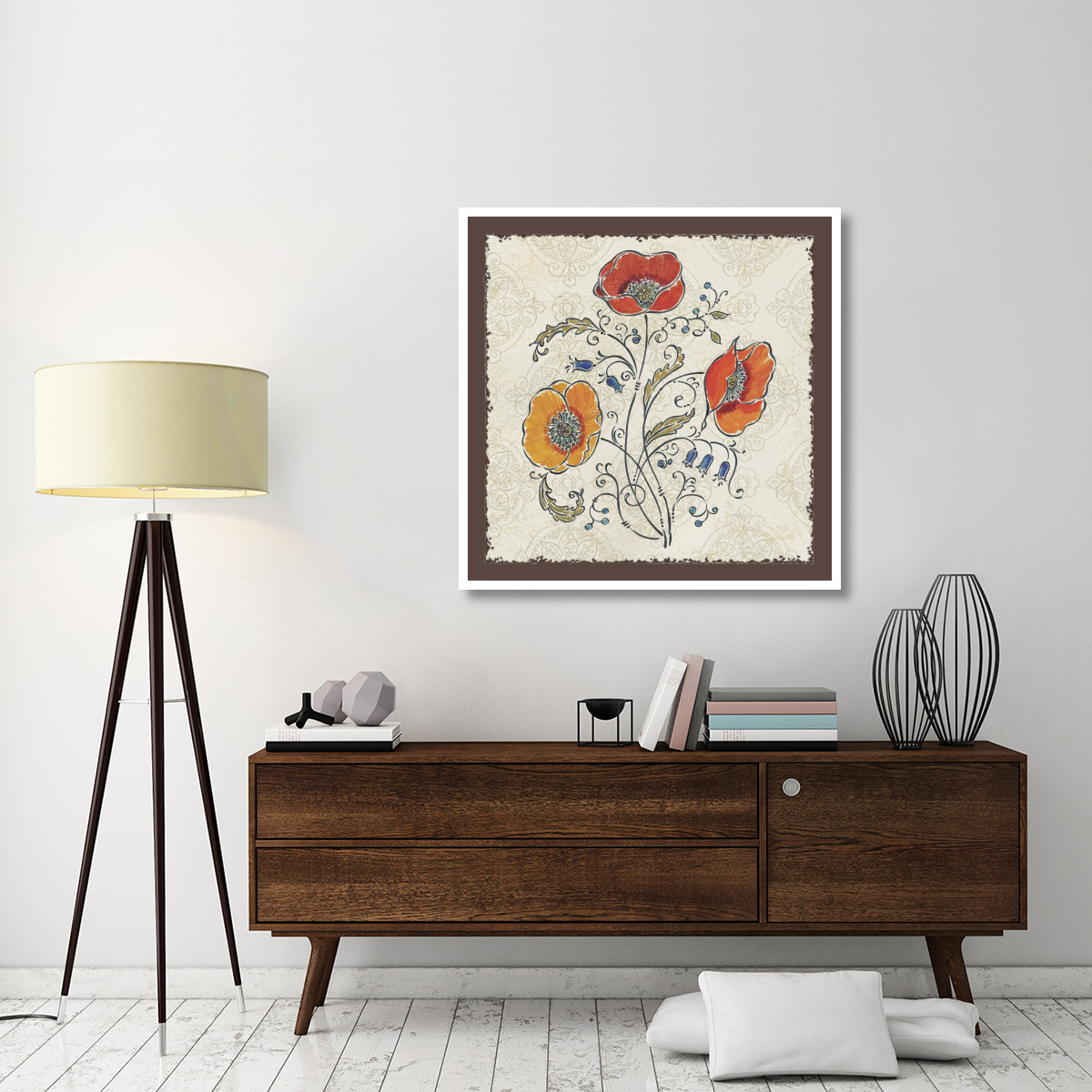 Mediterranean Flair I -Paper Art-42&quotx42"