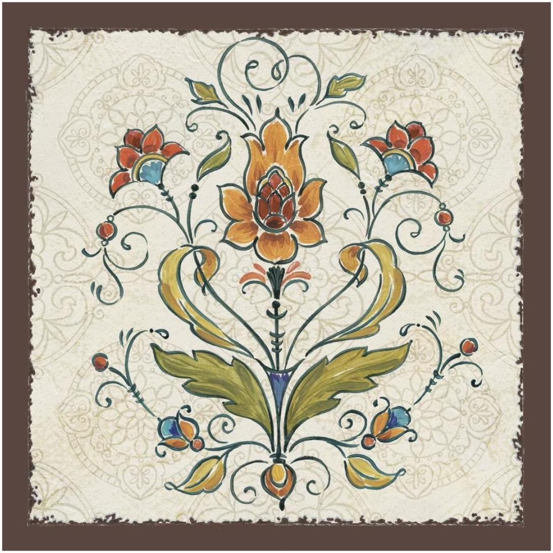 Mediterranean Flair III -Paper Art-20&quotx20"
