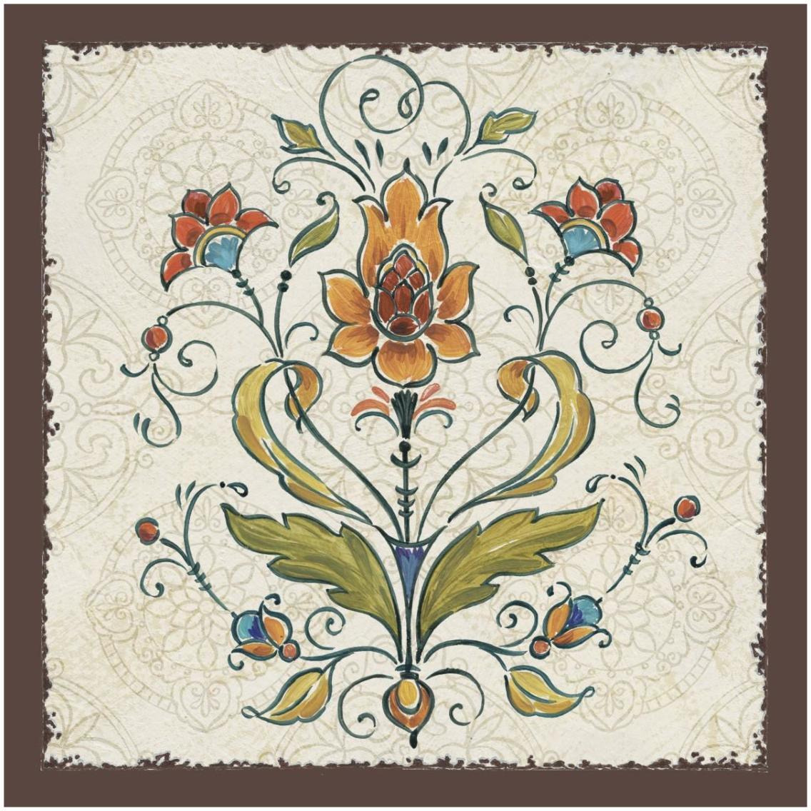 Mediterranean Flair III -Paper Art-32&quotx32"