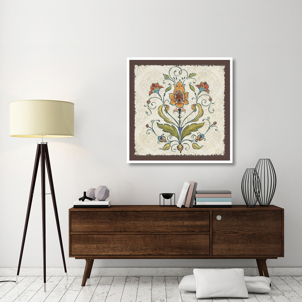 Mediterranean Flair III -Paper Art-42&quotx42"