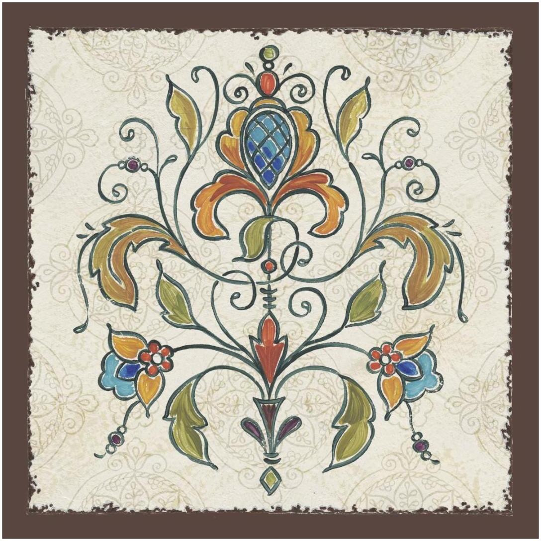Mediterranean Flair IV -Paper Art-20&quotx20"
