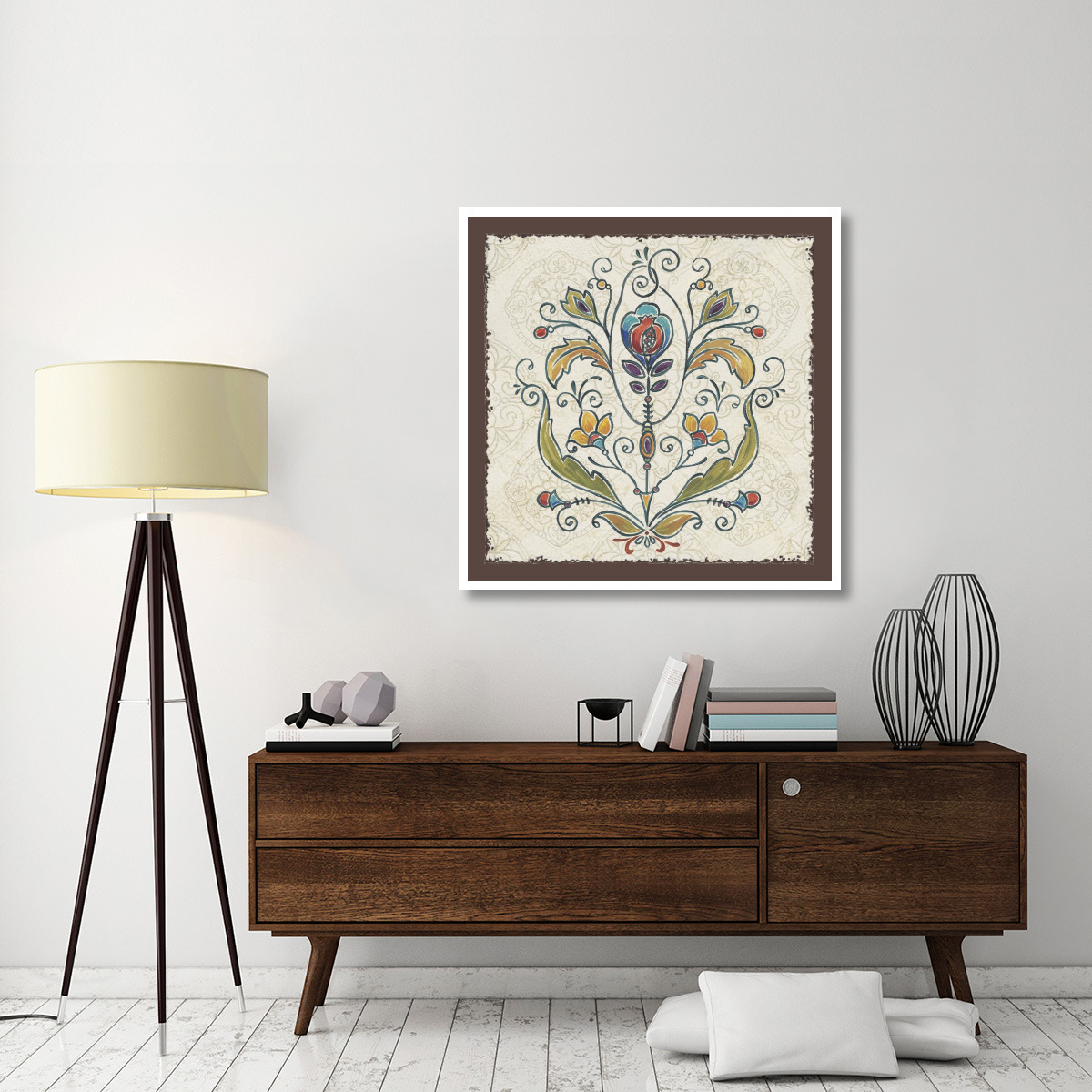 Mediterranean Flair V -Paper Art-42&quotx42"