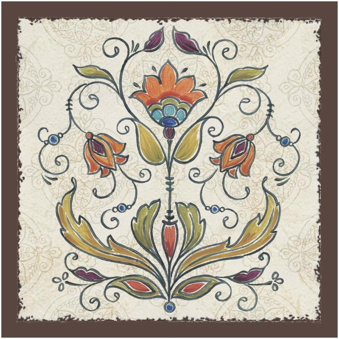 Mediterranean Flair VI -Paper Art-20&quotx20"