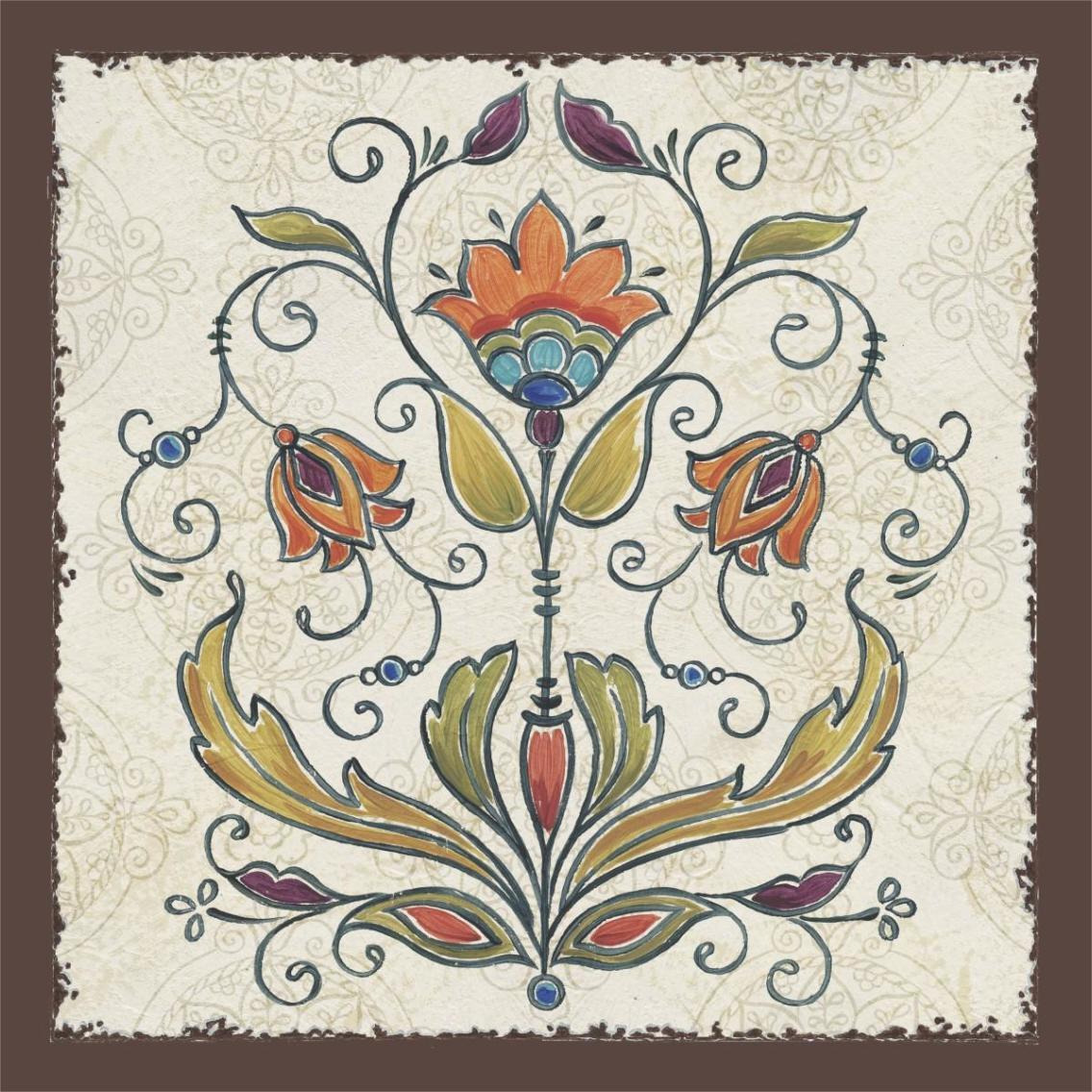 Mediterranean Flair VI -Paper Art-38&quotx38"