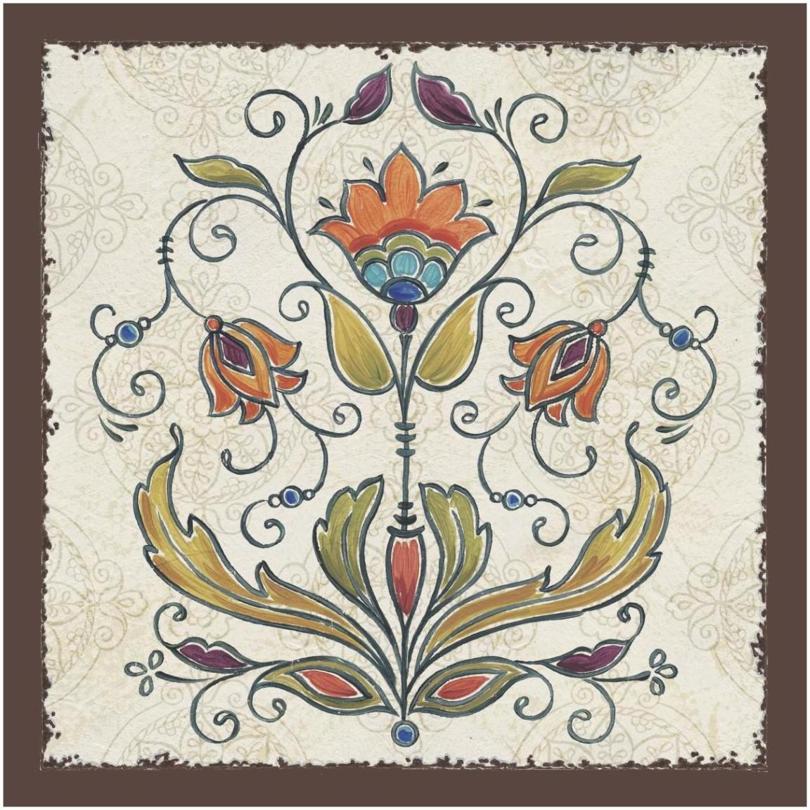 Mediterranean Flair VI -Paper Art-42&quotx42"