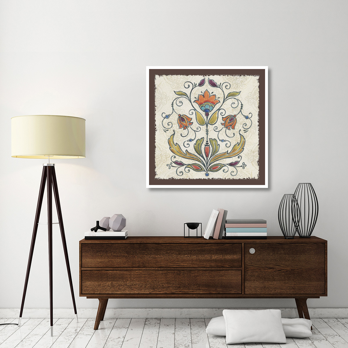 Mediterranean Flair VI -Paper Art-42&quotx42"