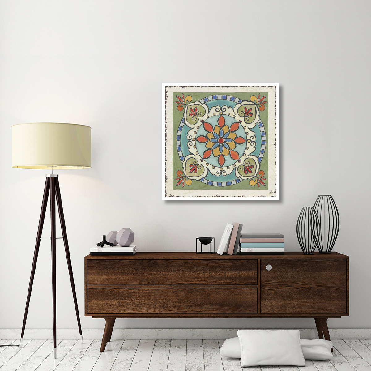 Mediterranean Flair IX -Paper Art-38&quotx38"