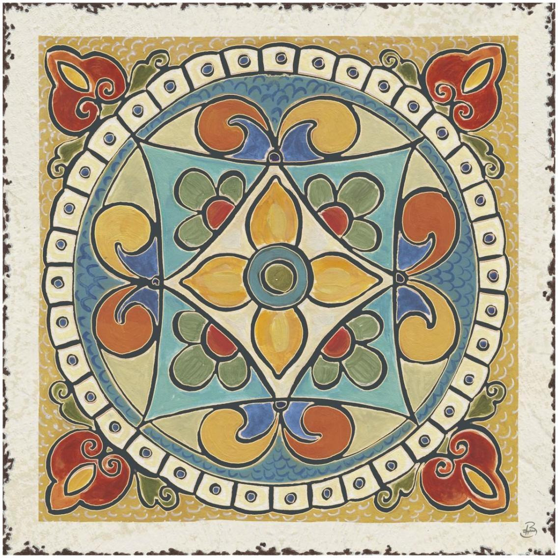 Mediterranean Flair X -Paper Art-32&quotx32"
