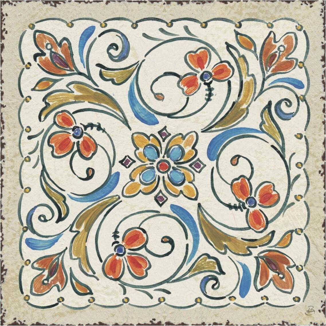 Mediterranean Flair XI -Paper Art-38&quotx38"