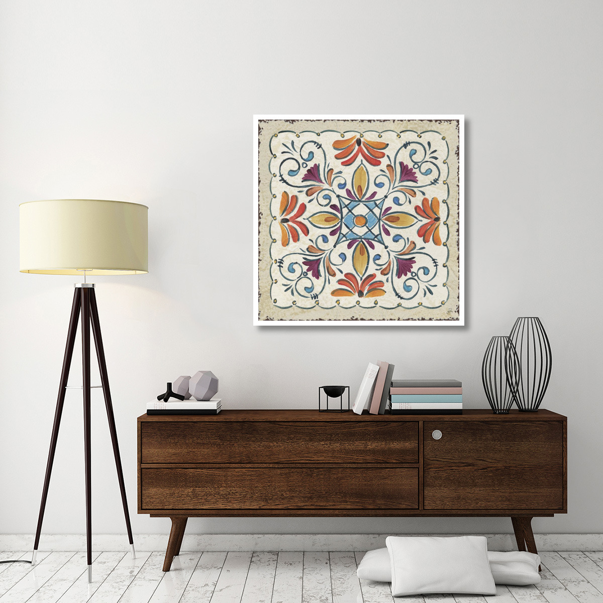 Mediterranean Flair XII -Paper Art-42&quotx42"