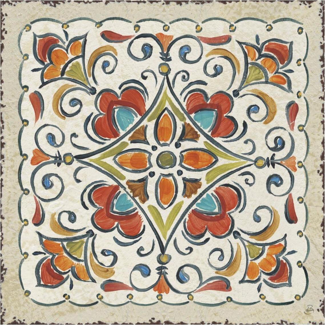 Mediterranean Flair XIII -Paper Art-38&quotx38"
