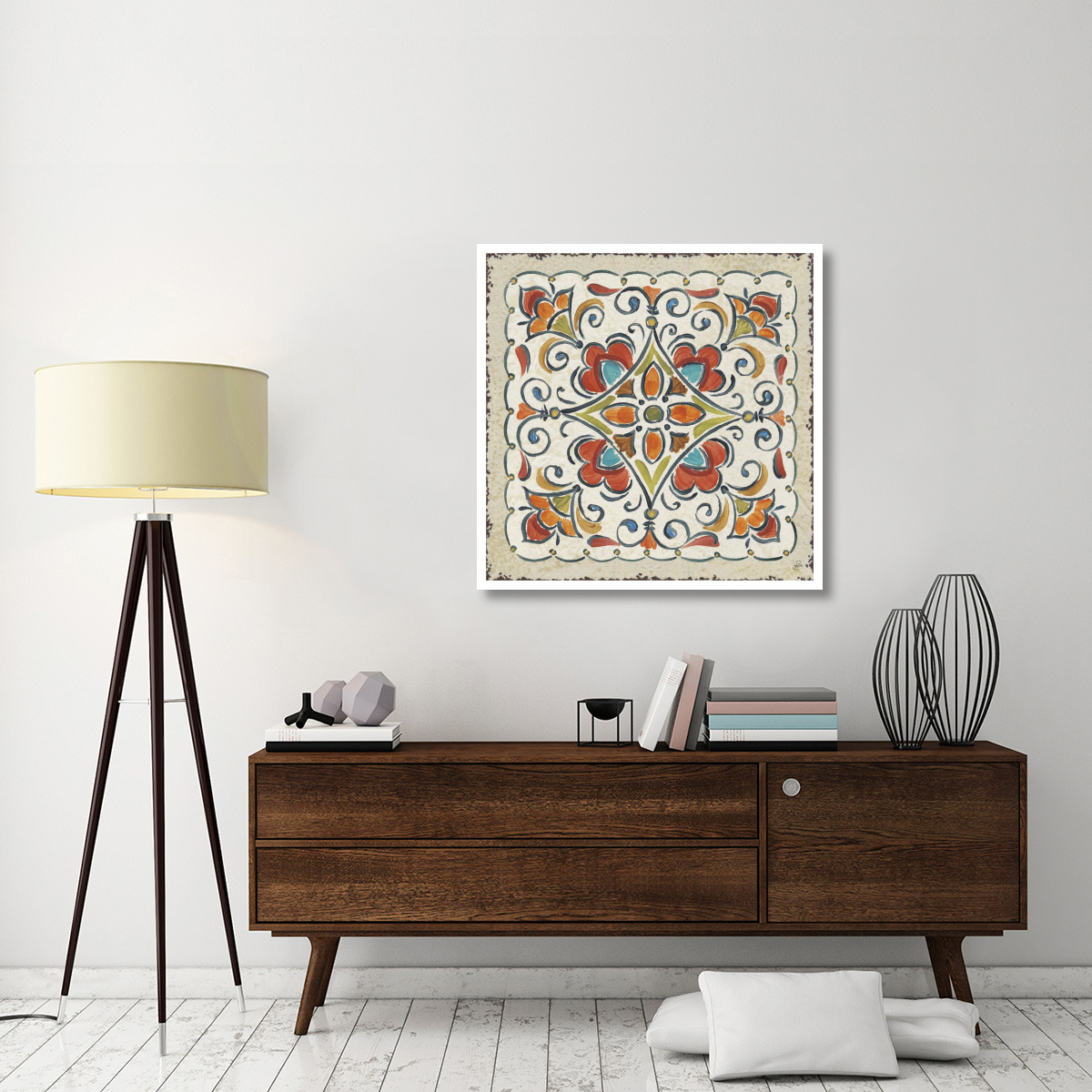 Mediterranean Flair XIII -Paper Art-38&quotx38"