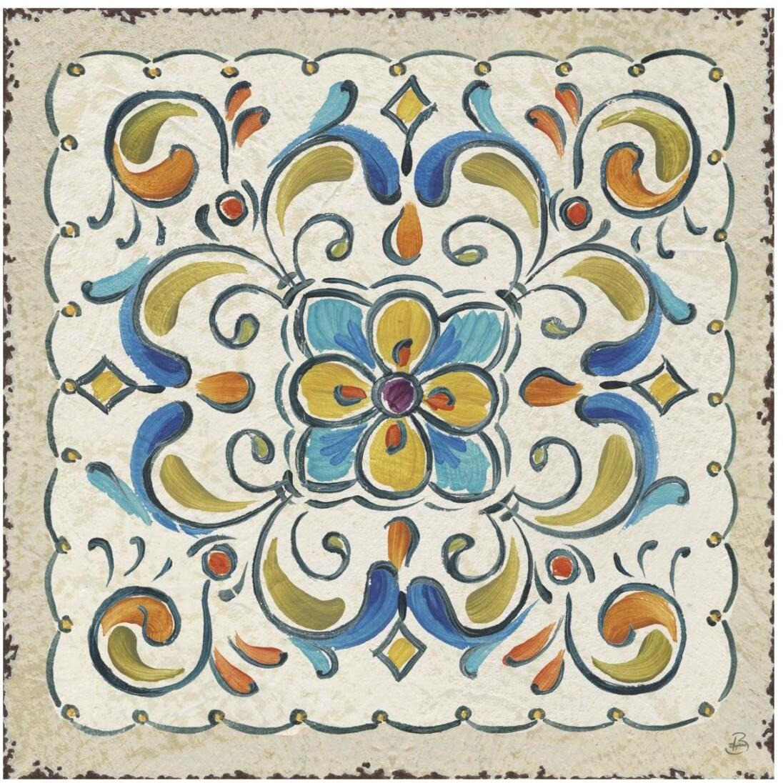 Mediterranean Flair XIV -Paper Art-20&quotx20"