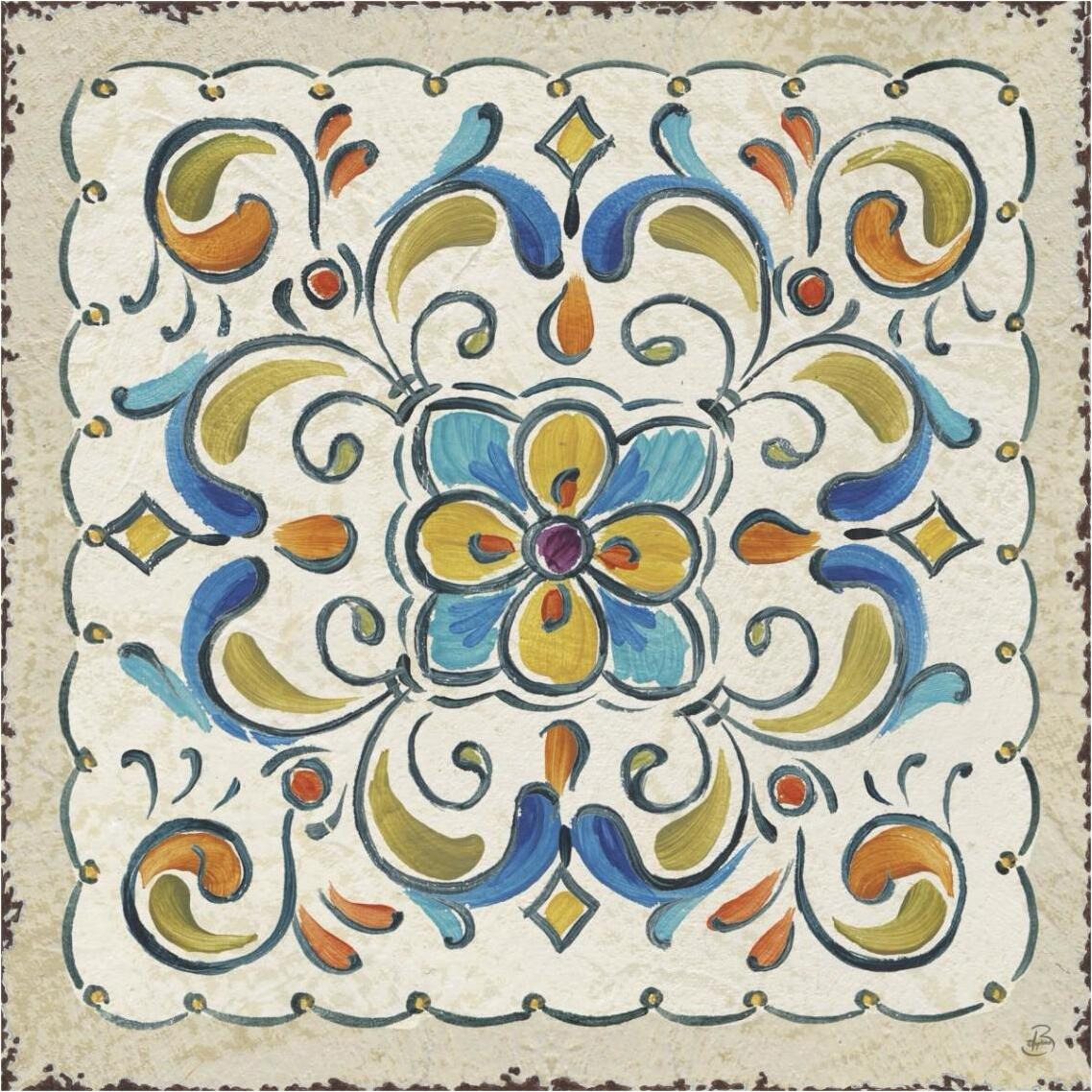 Mediterranean Flair XIV -Paper Art-38&quotx38"