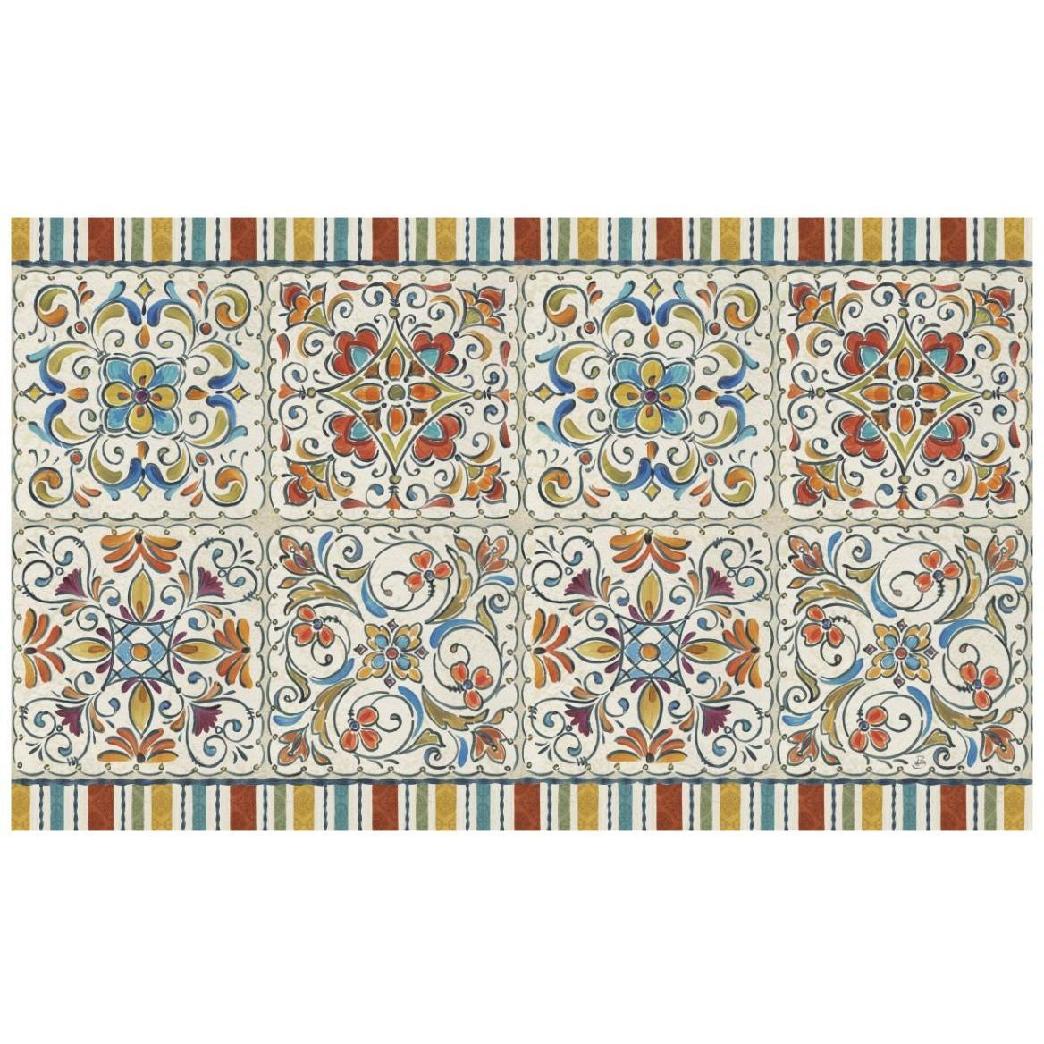 Mediterranean Flair XVIII -Paper Art-42&quotx26"