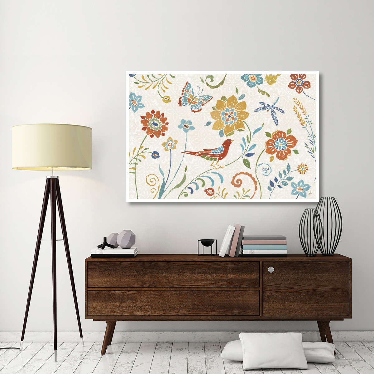 Spanish Impressions I -Paper Art-62&quotx42"
