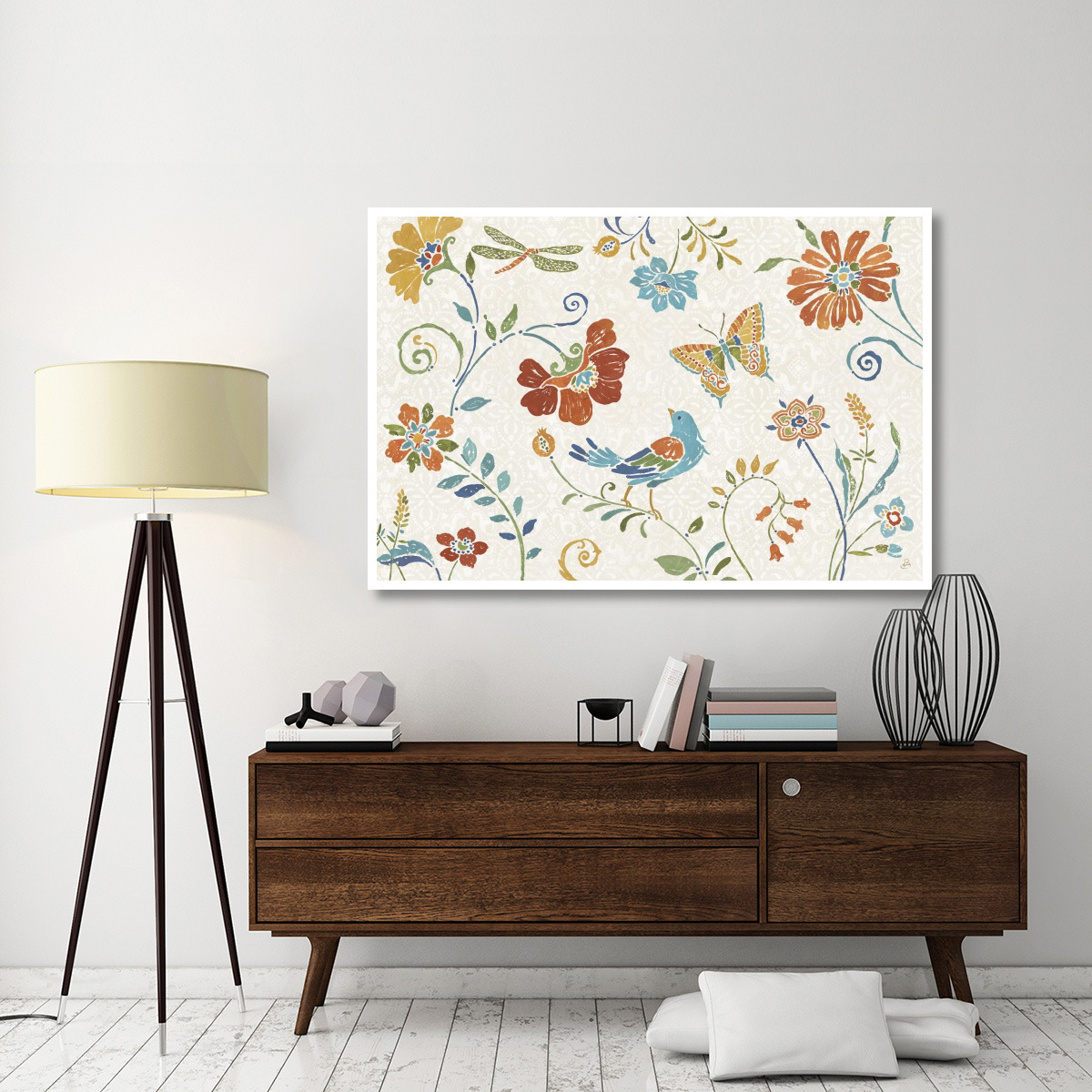 Spanish Impressions II -Paper Art-62&quotx42"