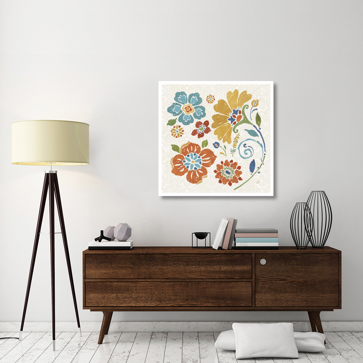 Spanish Impressions IV -Paper Art-38&quotx38"