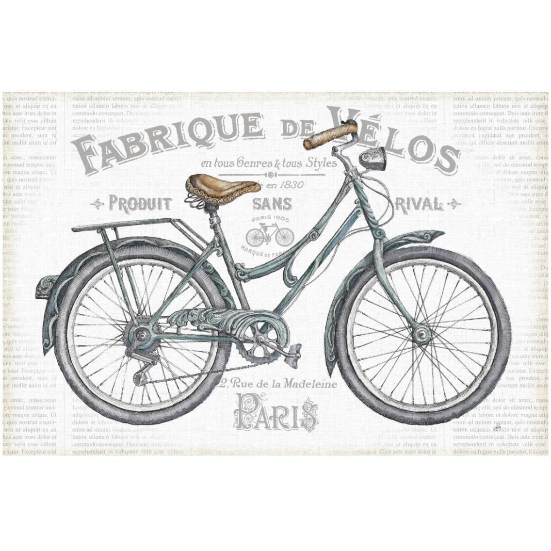 Bicycles I -Paper Art-32&quotx22"