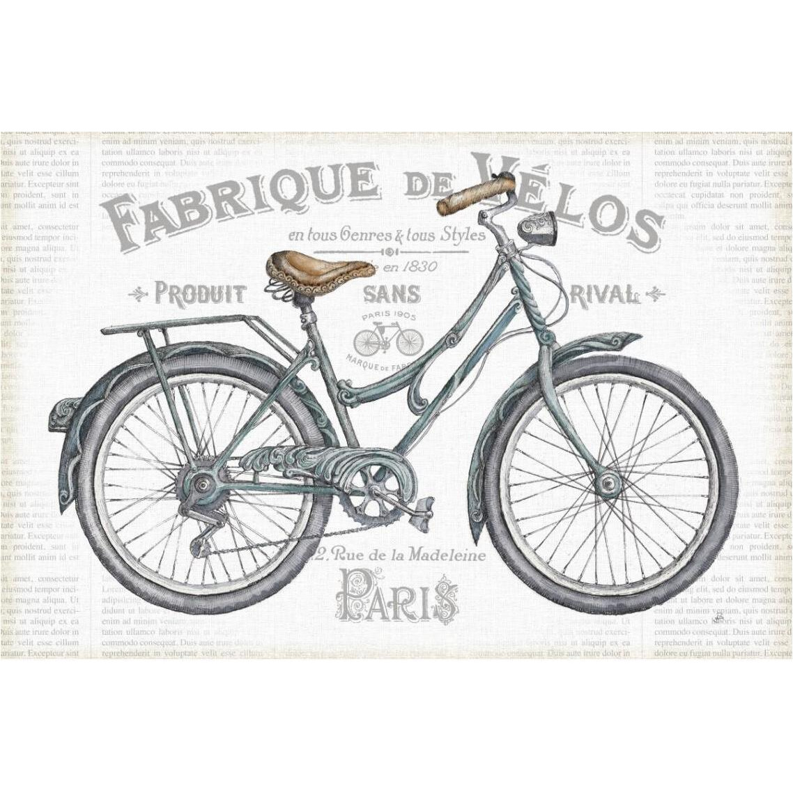 Bicycles I -Paper Art-38&quotx26"