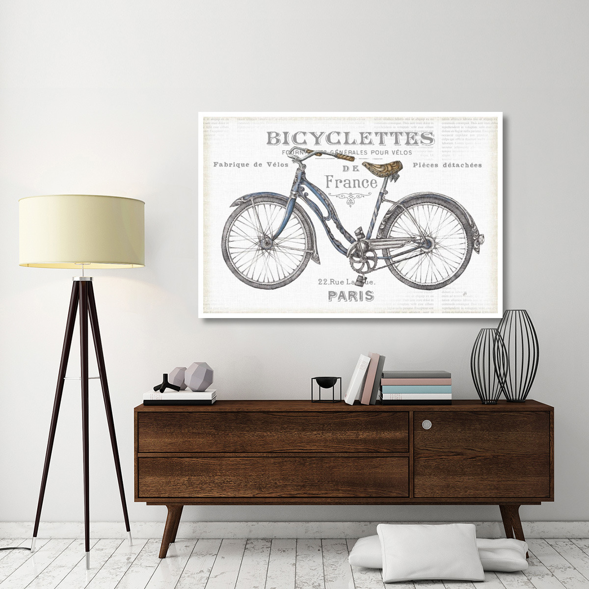 Bicycles II -Paper Art-62&quotx42"