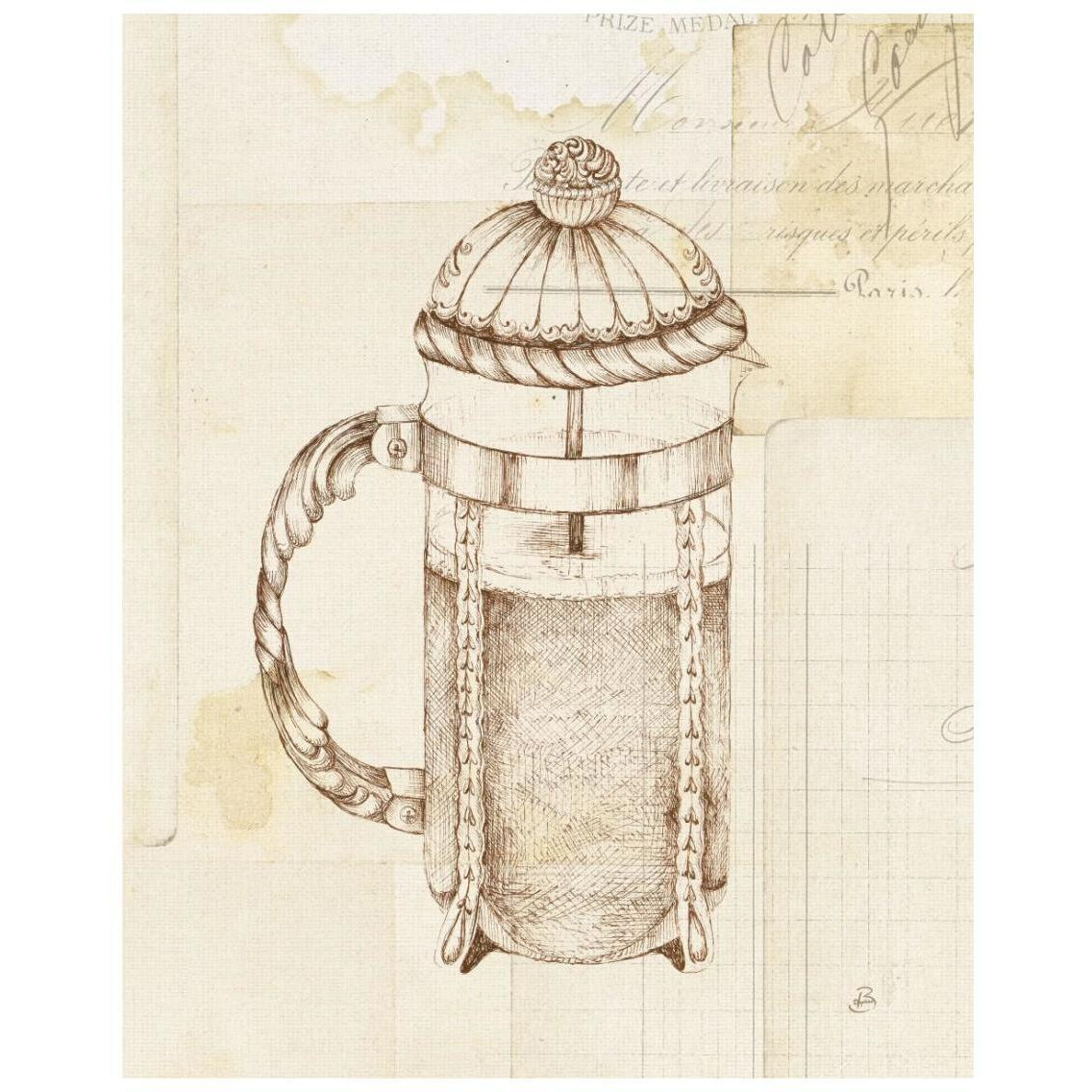 Authentic Coffee II -Paper Art-22&quotx26"
