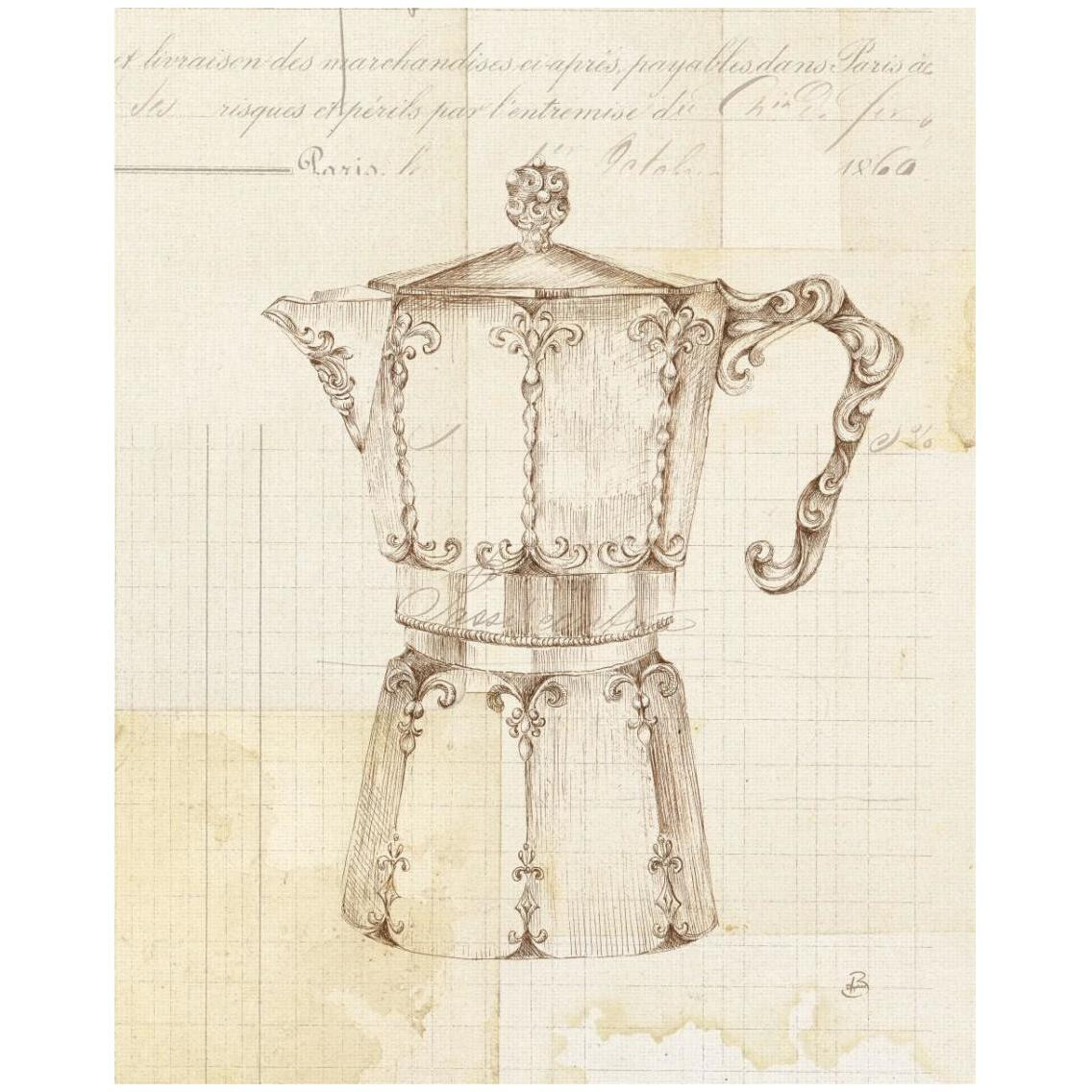 Authentic Coffee III -Paper Art-24&quotx30"