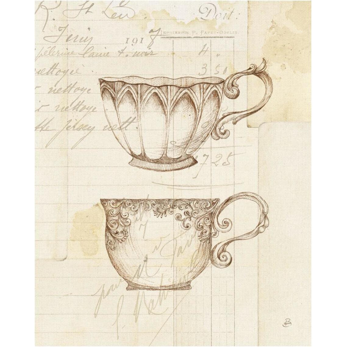 Authentic Coffee V -Paper Art-30&quotx37"