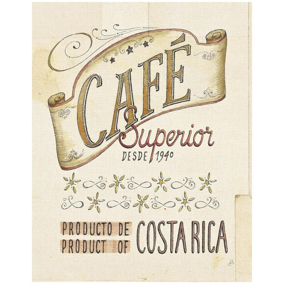 Authentic Coffee VIII -Paper Art-24&quotx30"
