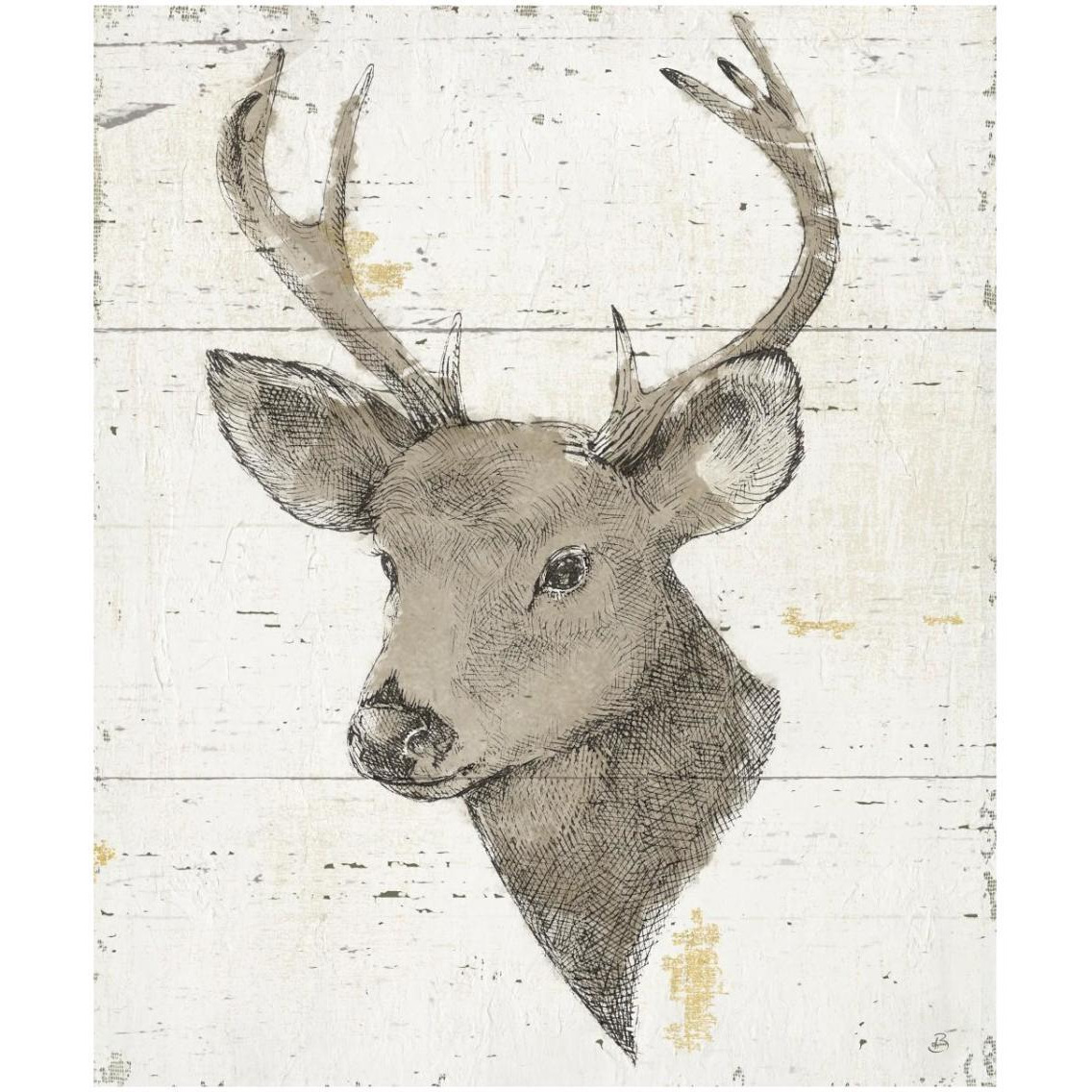 Wild and Beautiful II with Brown -Paper Art-27.2&quotx32"