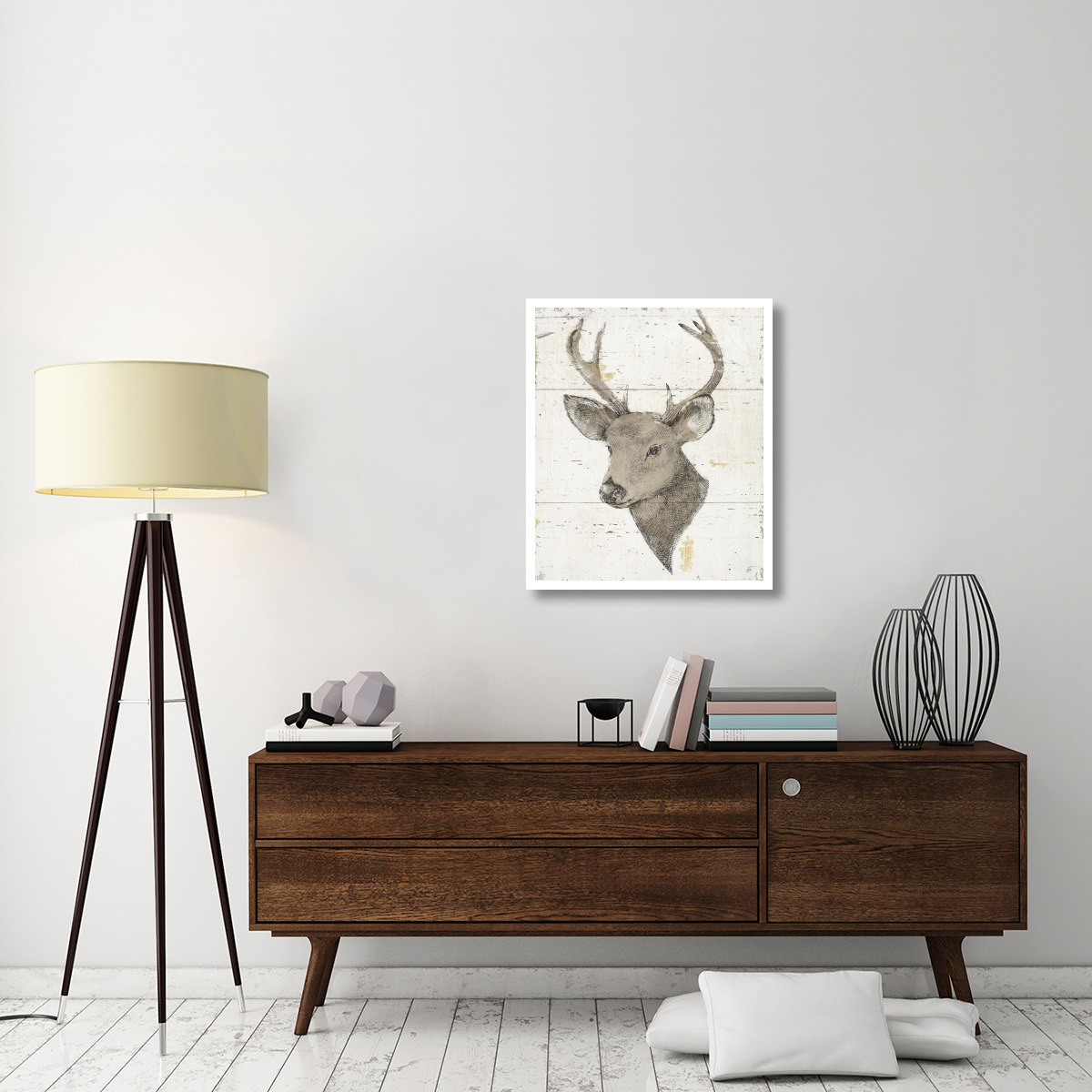 Wild and Beautiful II with Brown -Paper Art-27.2&quotx32"