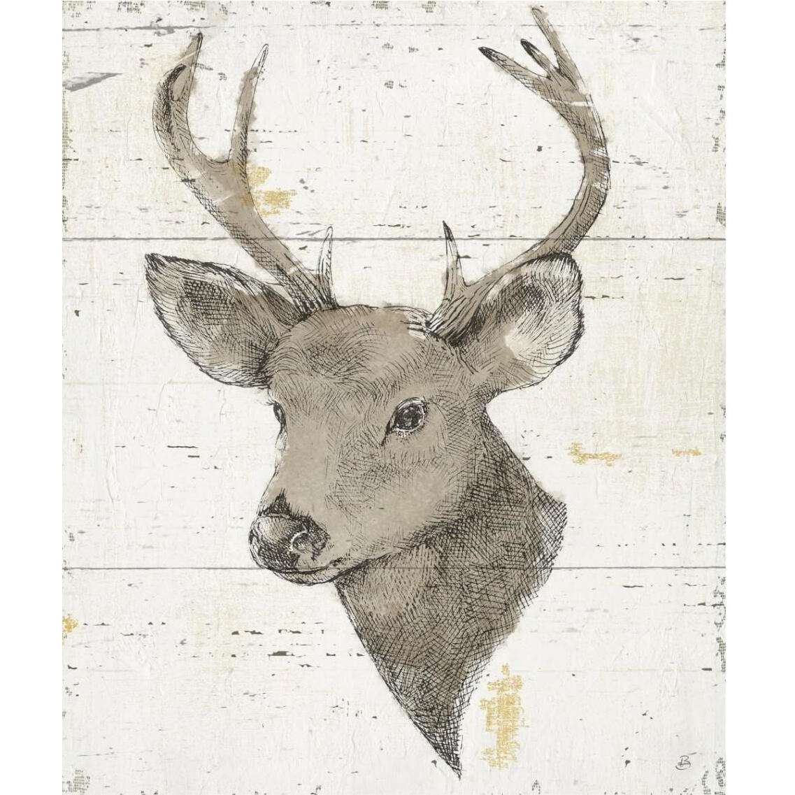 Wild and Beautiful II with Brown -Paper Art-32.24&quotx38"
