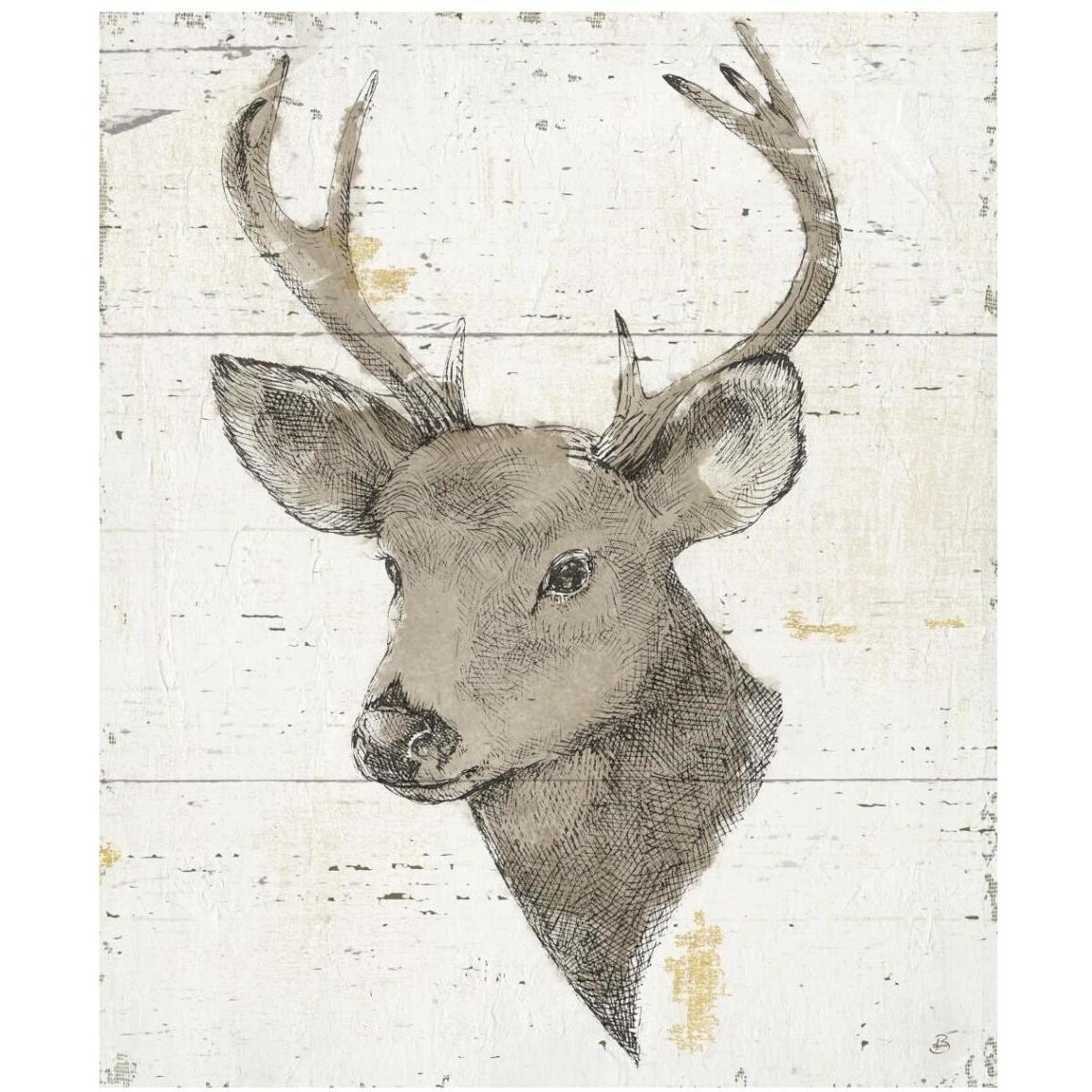 Wild and Beautiful II with Brown -Paper Art-35.6&quotx42"