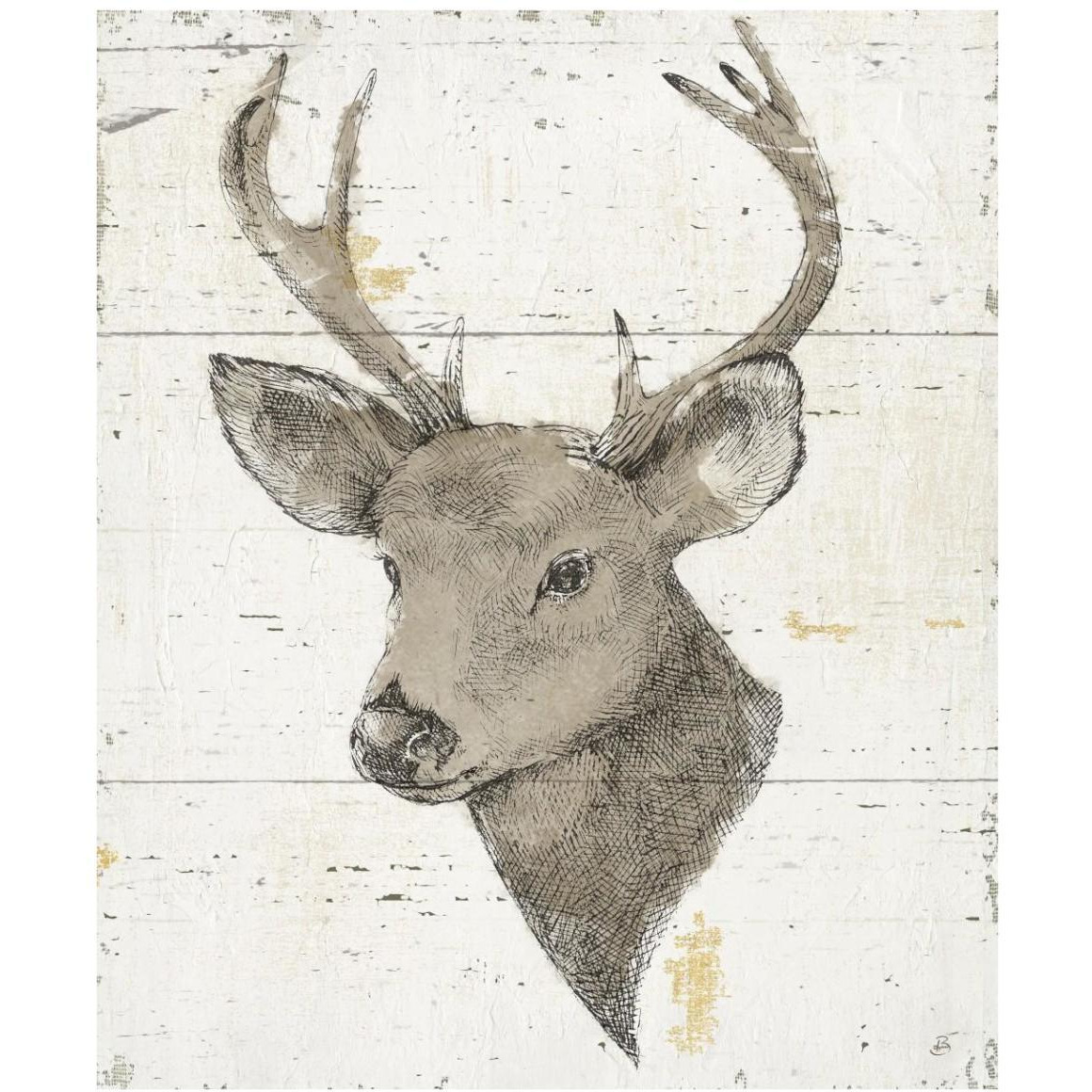 Wild and Beautiful II with Brown -Paper Art-38.96&quotx46"