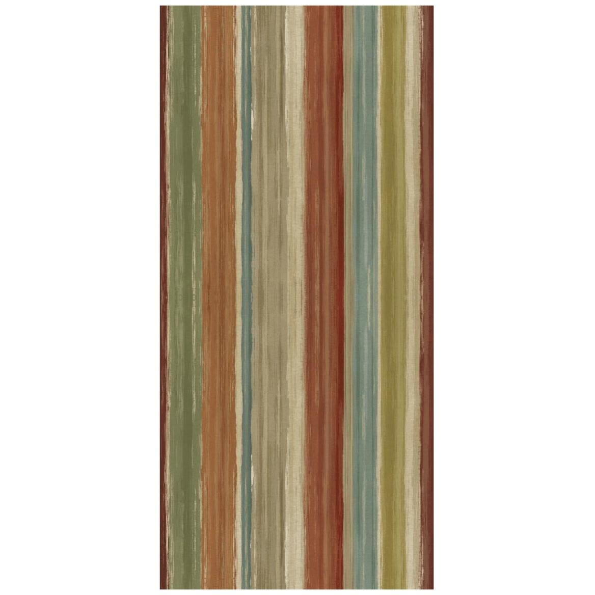 Mumbai Rainbow Stripes -Paper Art-22.68&quotx46"