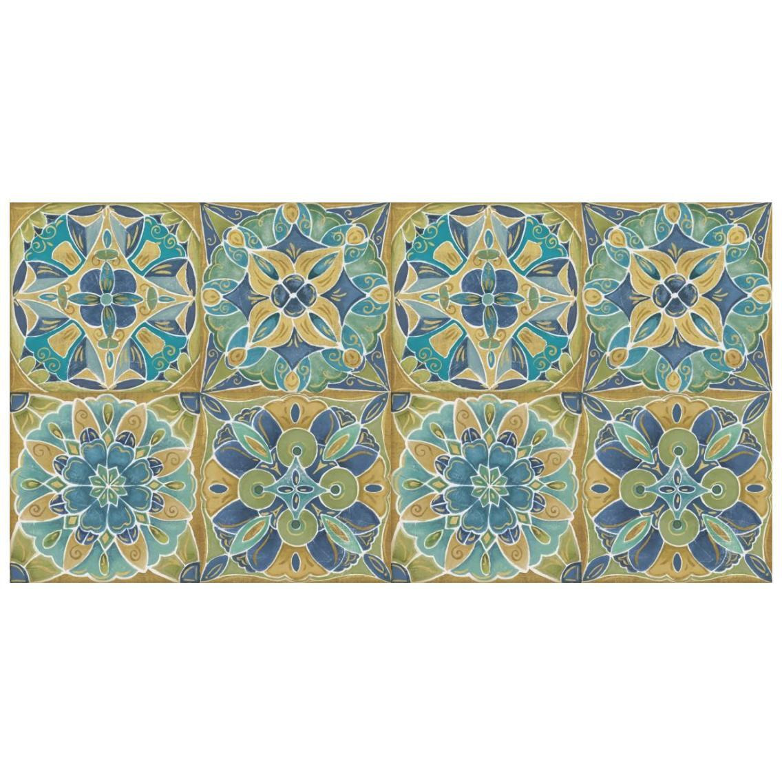 Mexican Tiles Pattern -Paper Art-26&quotx14"