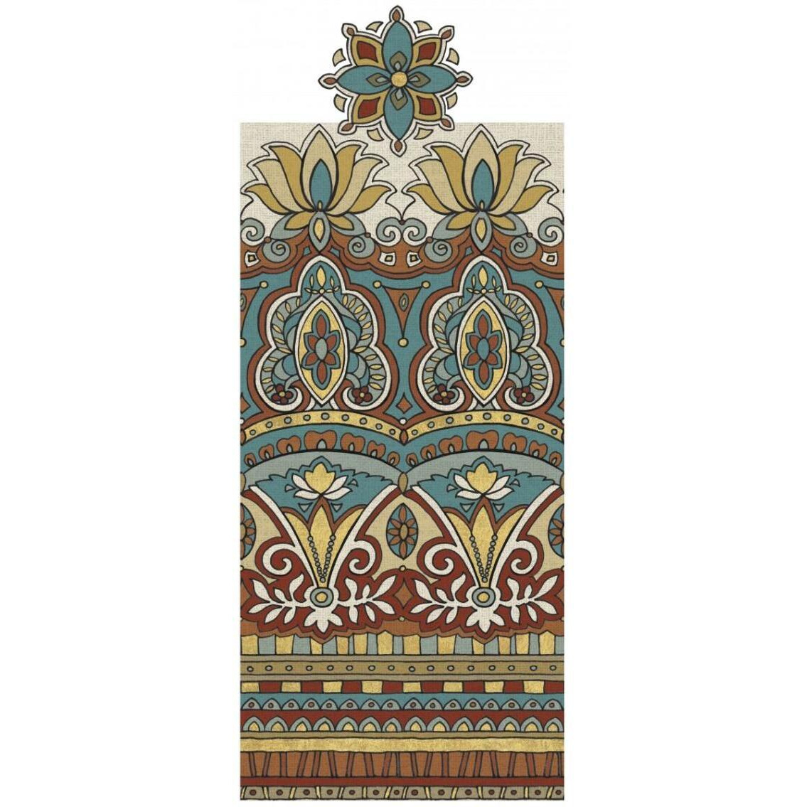 Spice Route Elephant Border -Paper Art-17.12&quotx38"