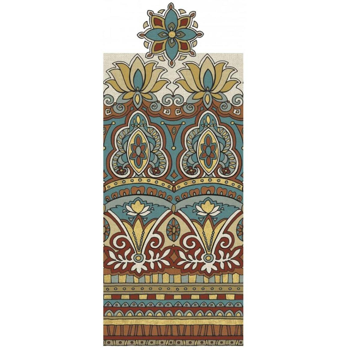 Spice Route Elephant Border -Paper Art-18.8&quotx42"