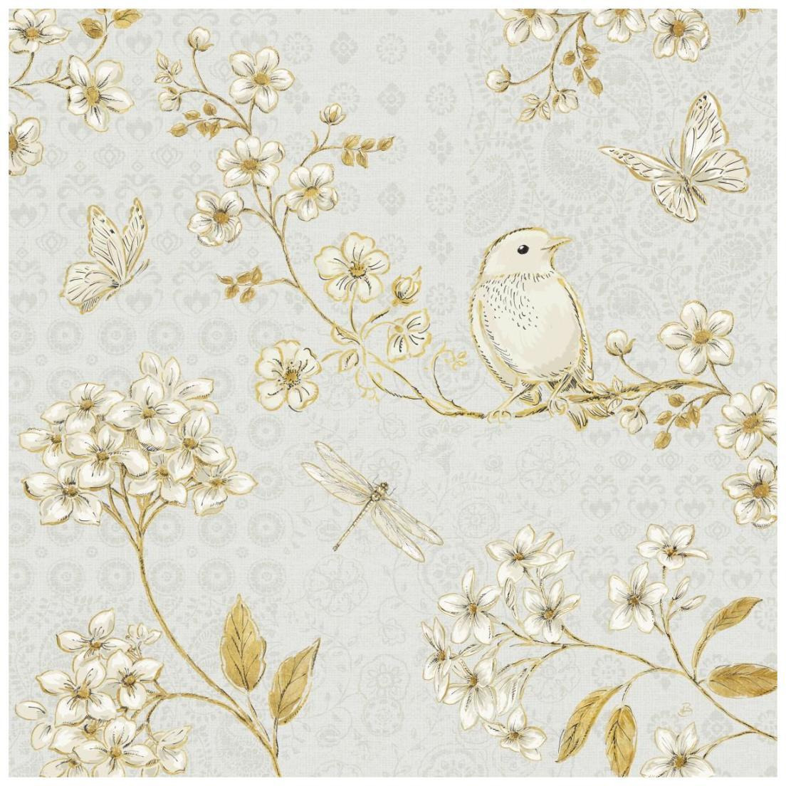 Golden Garden III -Paper Art-20&quotx20"