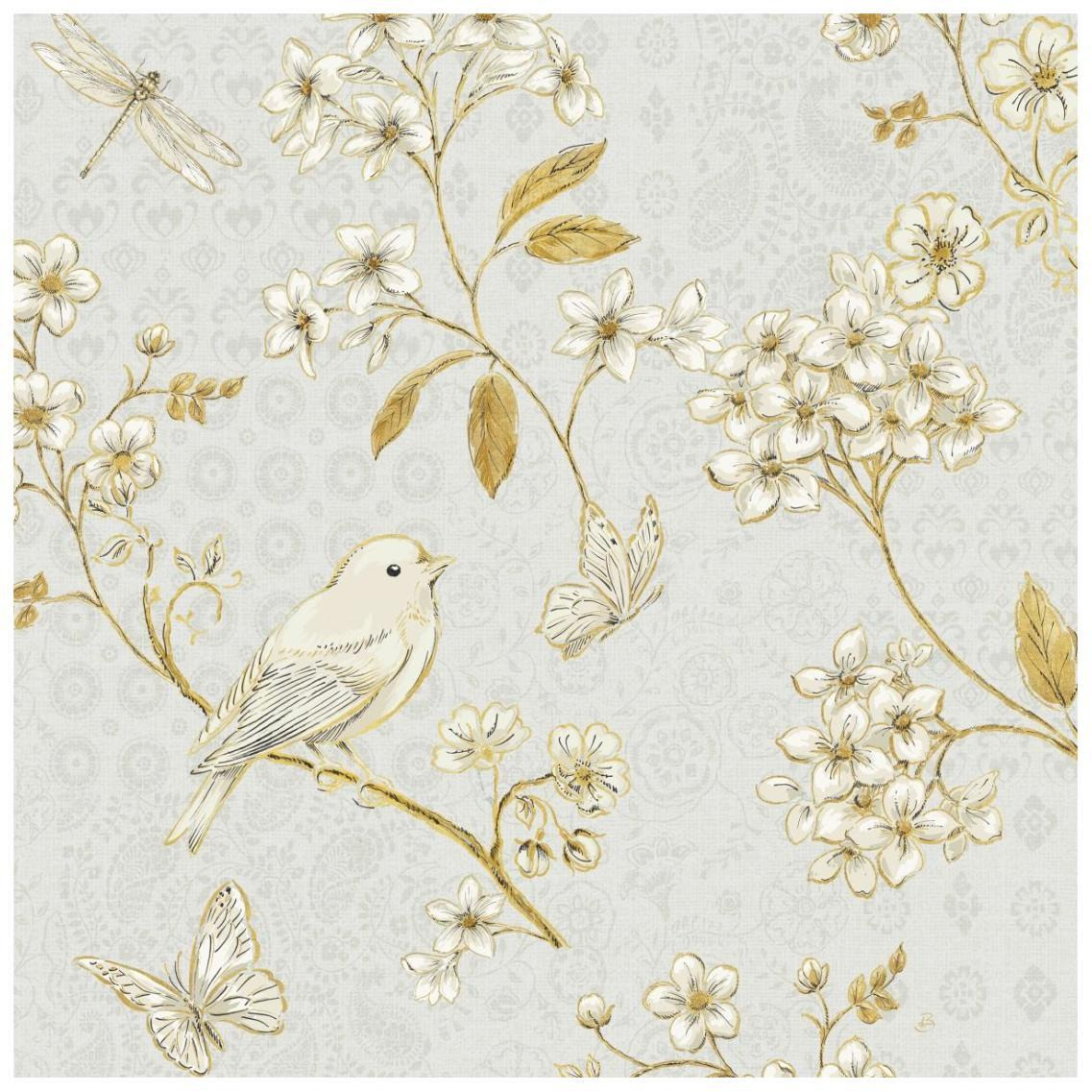 Golden Garden IV -Paper Art-26&quotx26"
