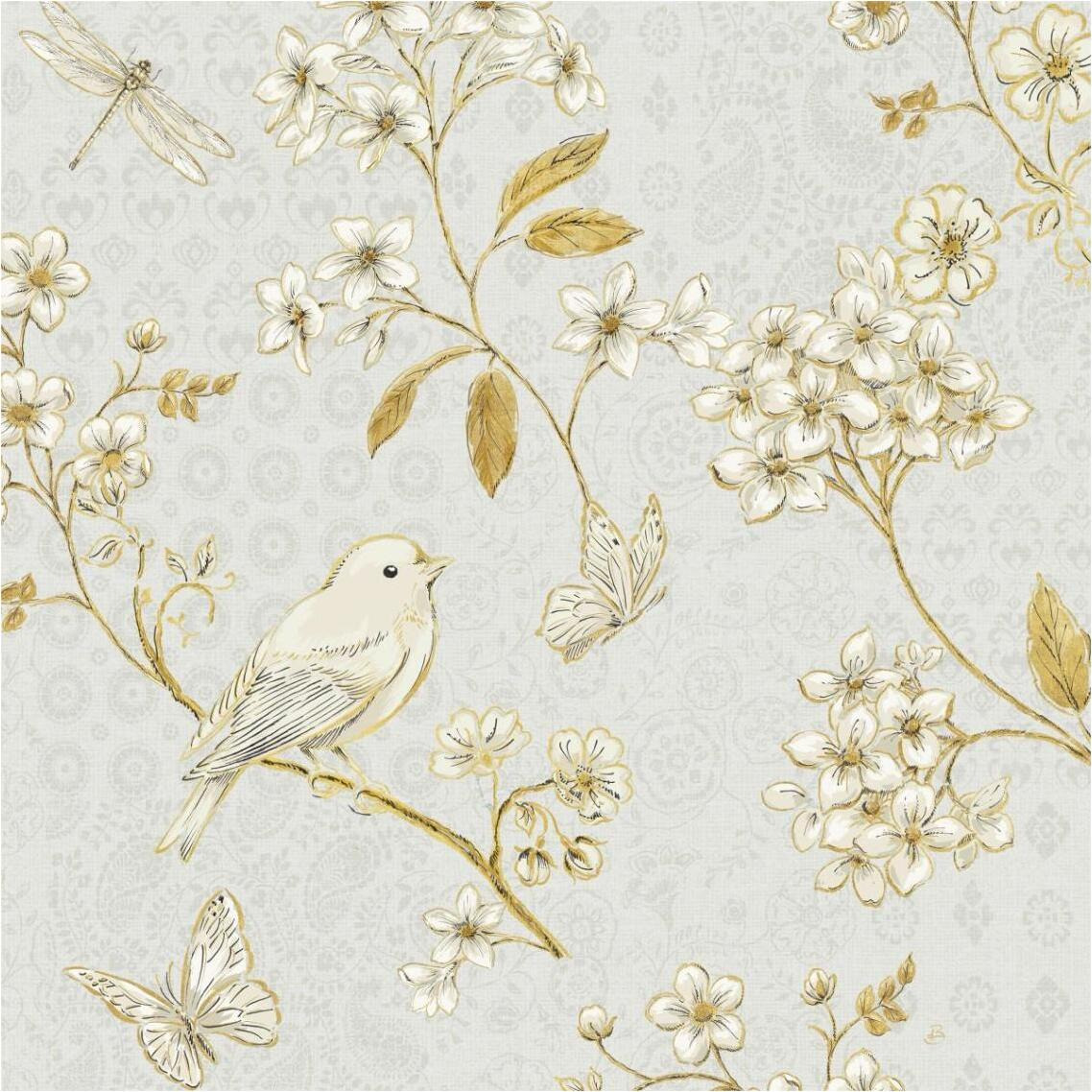 Golden Garden IV -Paper Art-38&quotx38"