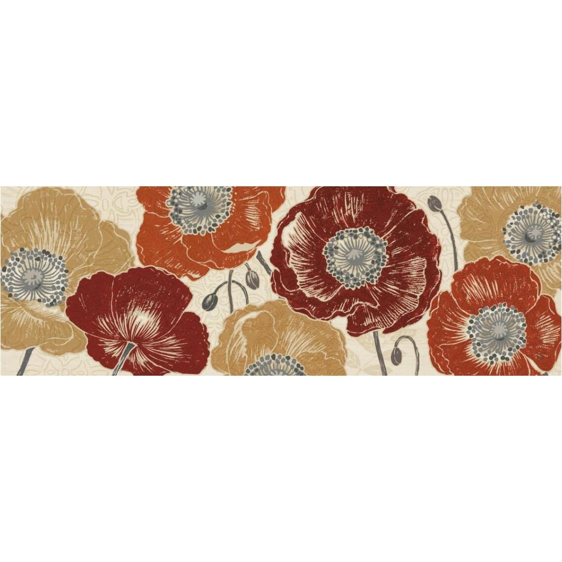 A Poppys Touch IV -Paper Art-38&quotx14"