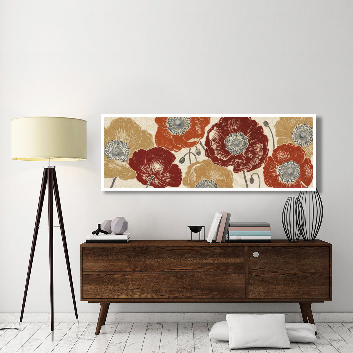 A Poppys Touch IV -Paper Art-74&quotx26"