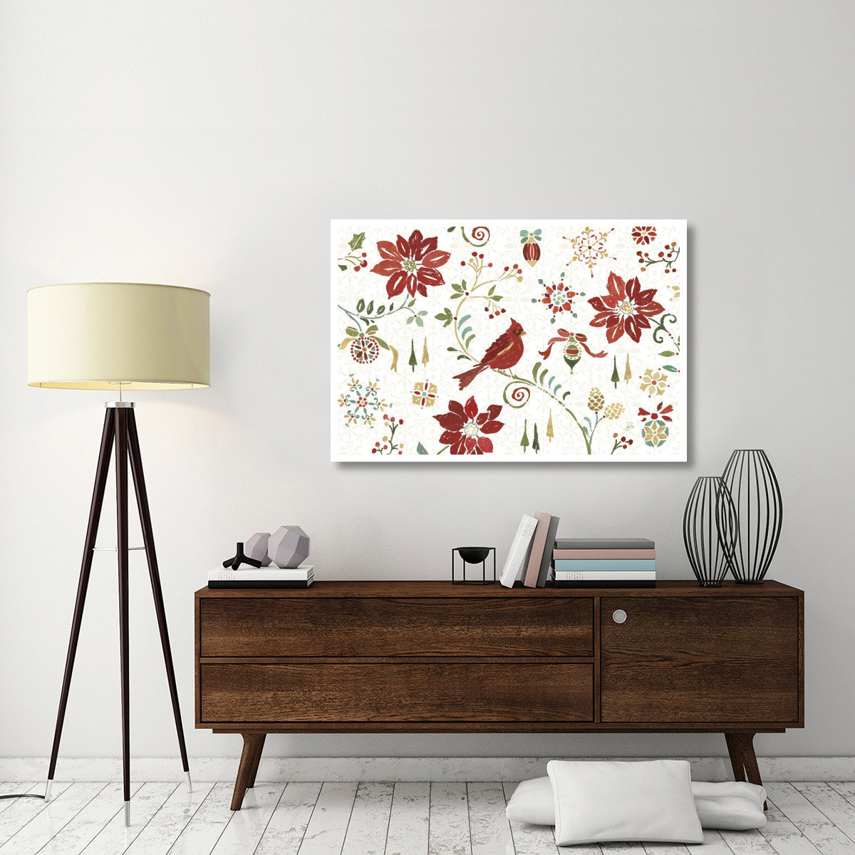 Holiday Impressions I -Paper Art-50&quotx34"