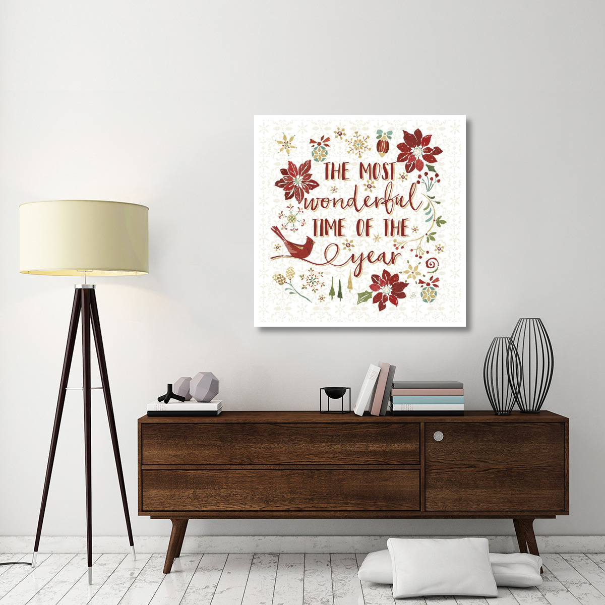 Holiday Impressions III -Paper Art-42&quotx42"