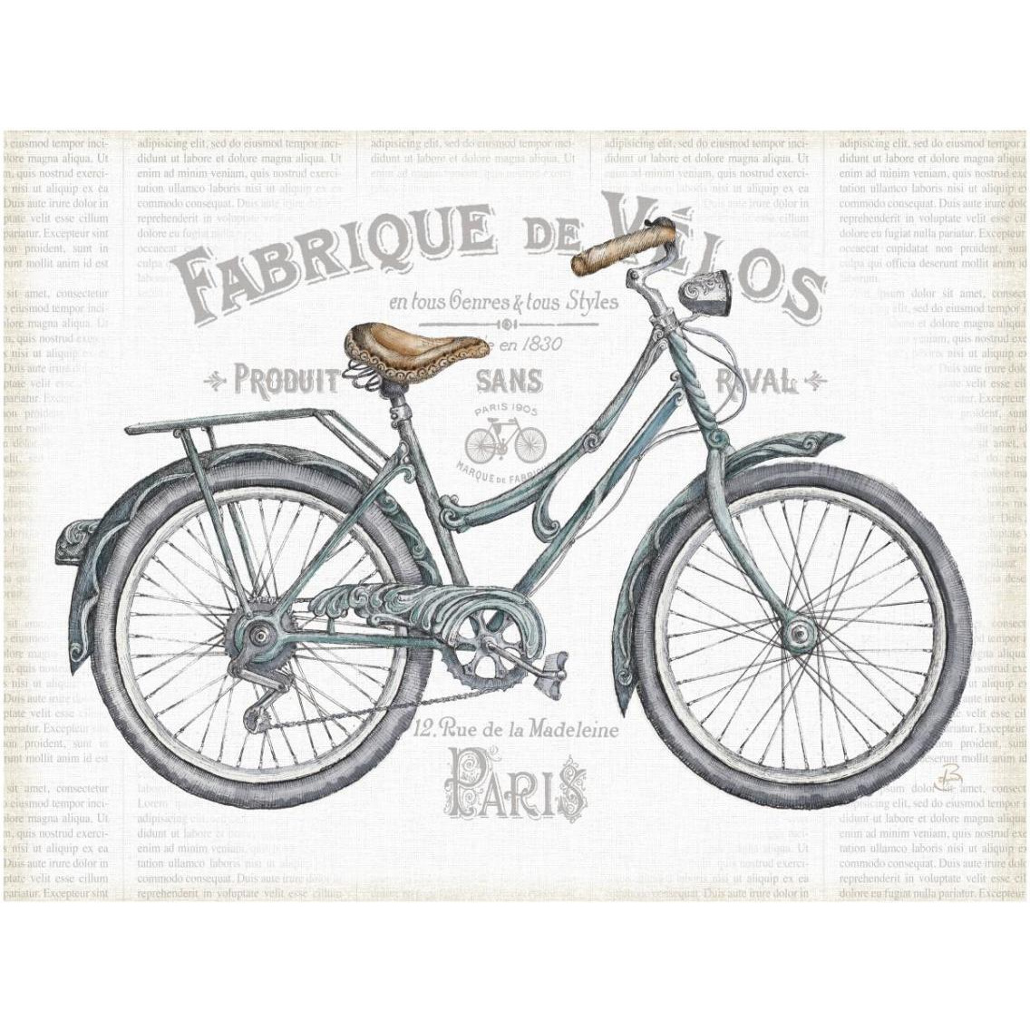 Bicycles I v2 -Paper Art-34&quotx26"