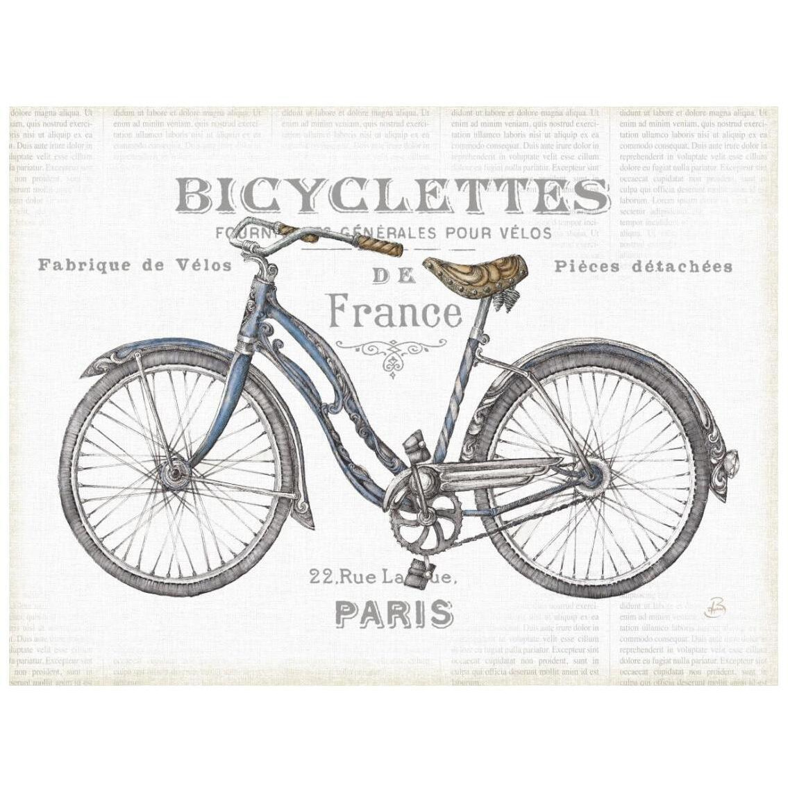 Bicycles II v2 -Paper Art-26&quotx20"