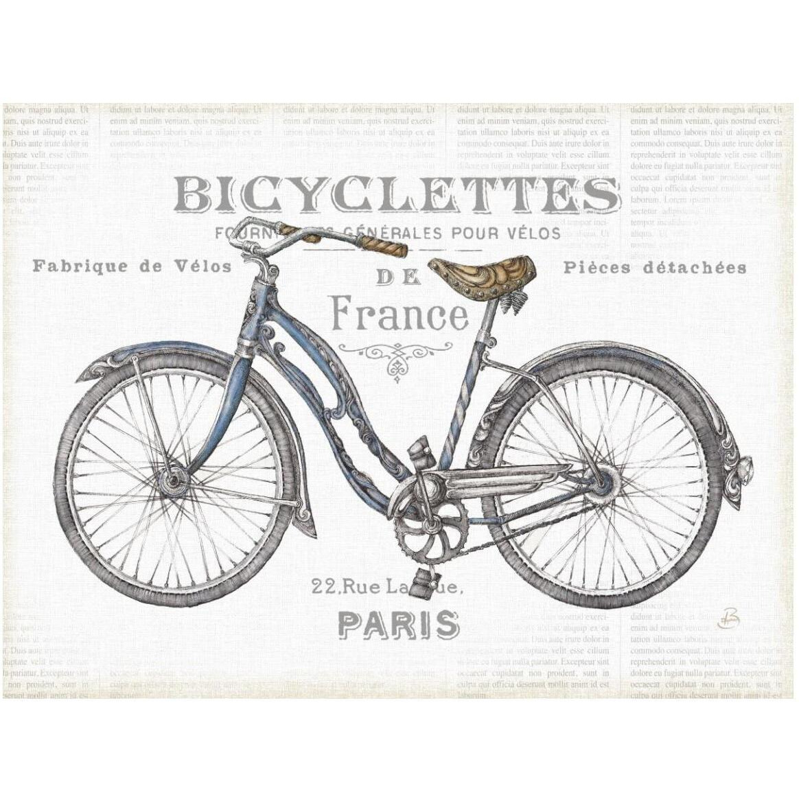 Bicycles II v2 -Paper Art-50&quotx38"